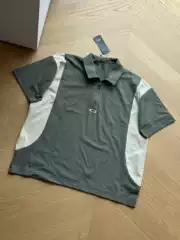 Oak 2025 Spring/Summer O-Sync Pack Color-Block Half-Zip Collared Short-Sleeve Shirt, Unisex