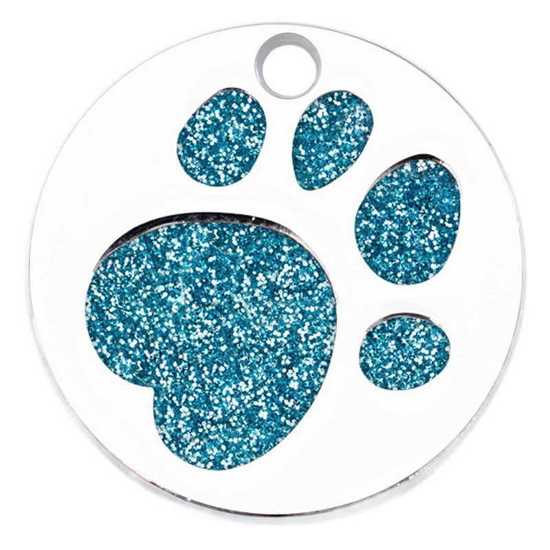 Цвет блеск бирка для домашних животных надписи круглая бирка для собак DIY аксессуары для кошачьего воротника капля масла небольшой кулон