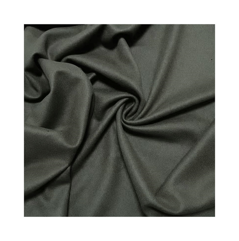 Woolen Wool Fabric Knitted Cashmere Fabric Regular Raw Material Single-sided Wool Women's Coat Autumn and Winter