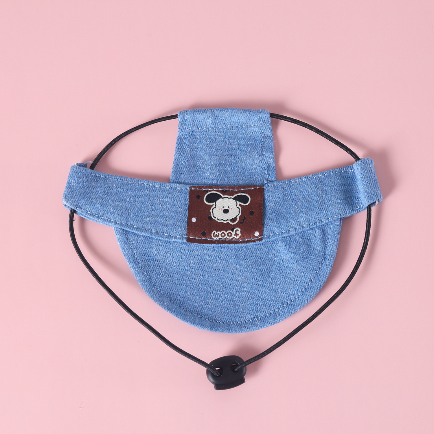Sombrero de mezclilla para el sol para mascotas Gato Gorro de visera para perros pequeños y medianos Bordado de dibujos animados lindo Sombrero de cabeza Shiba Inu