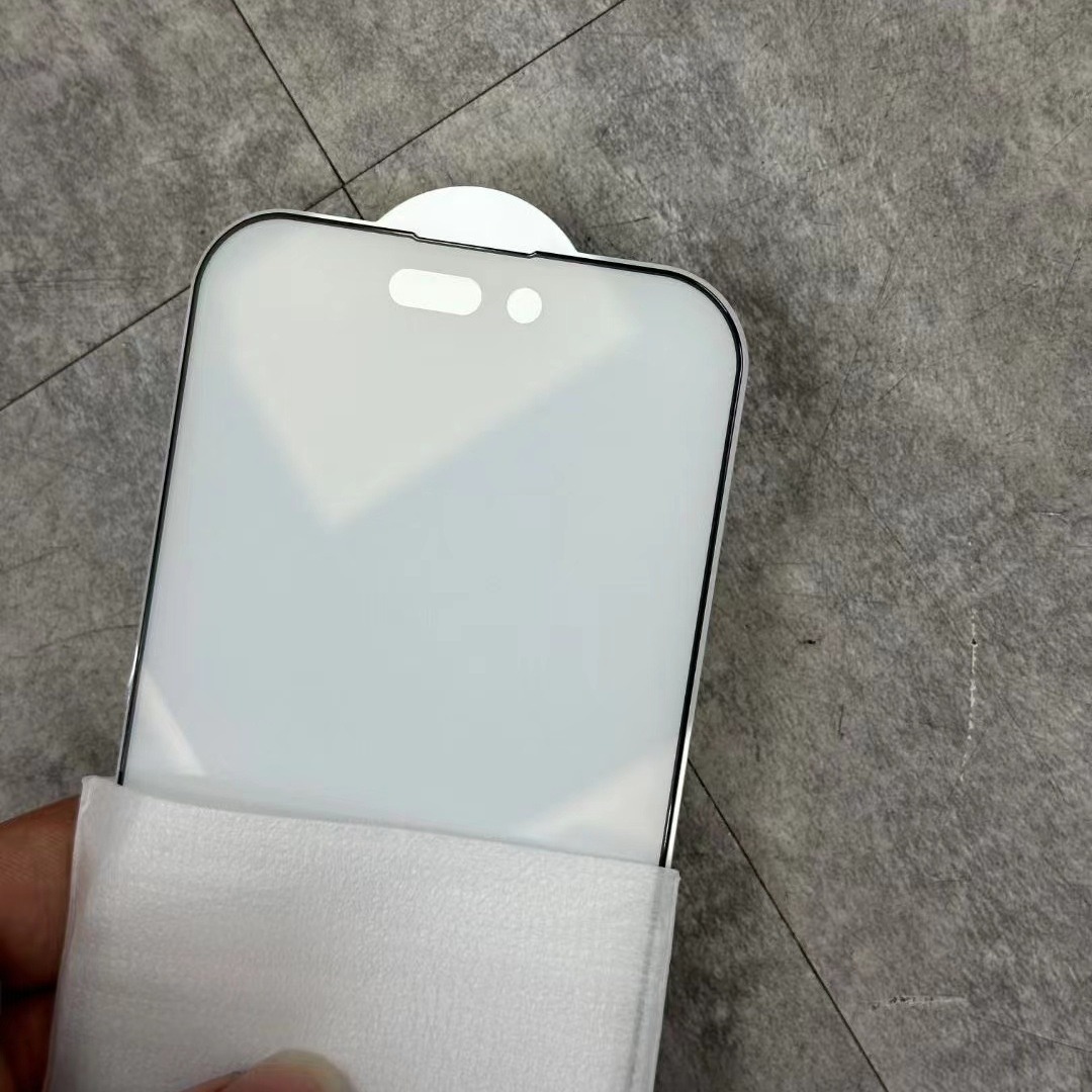 Adecuado para iPhone15 no flash película templada de alta transparente Apple 15PROMAX mate templado protección de pantalla