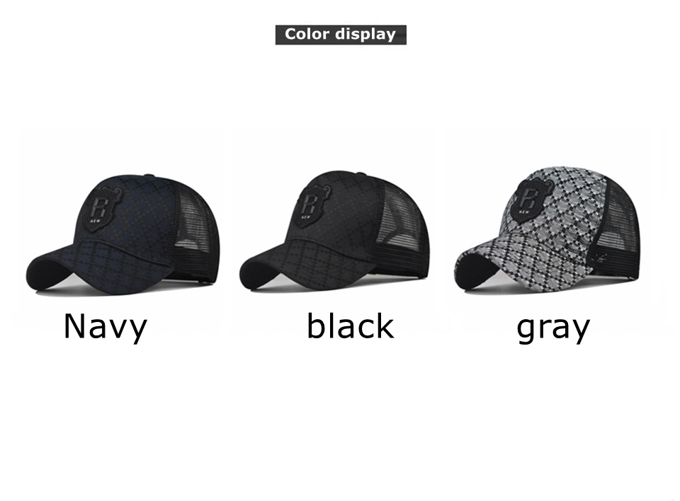 Title 3, Geruite baseballpet voor heren en dames, ideaal...