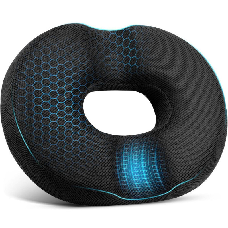 Cross-Border Amazon Memory Foam O-Shaped Cushion Donut-Shaped Cushion Suitable for Sedentary People Seat Cushion Car Seat