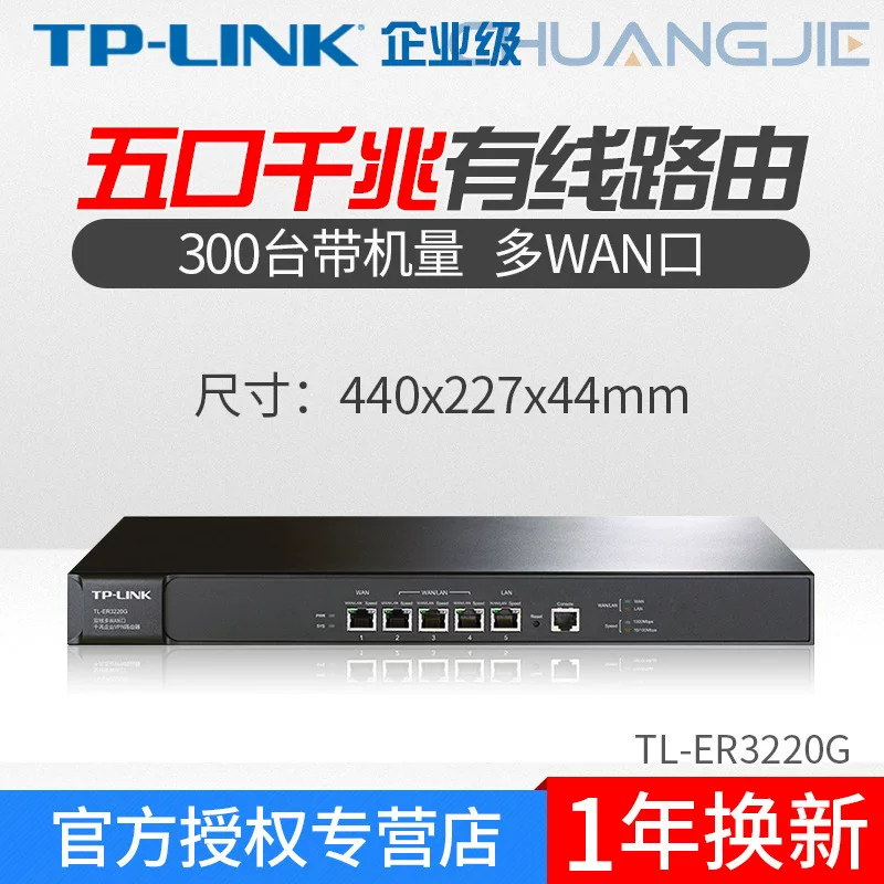TP-LINK TL-ER3220G, двойное ядро, несколько WAN, порты Gigabit, маршрутизатор для предприятия, управление AP