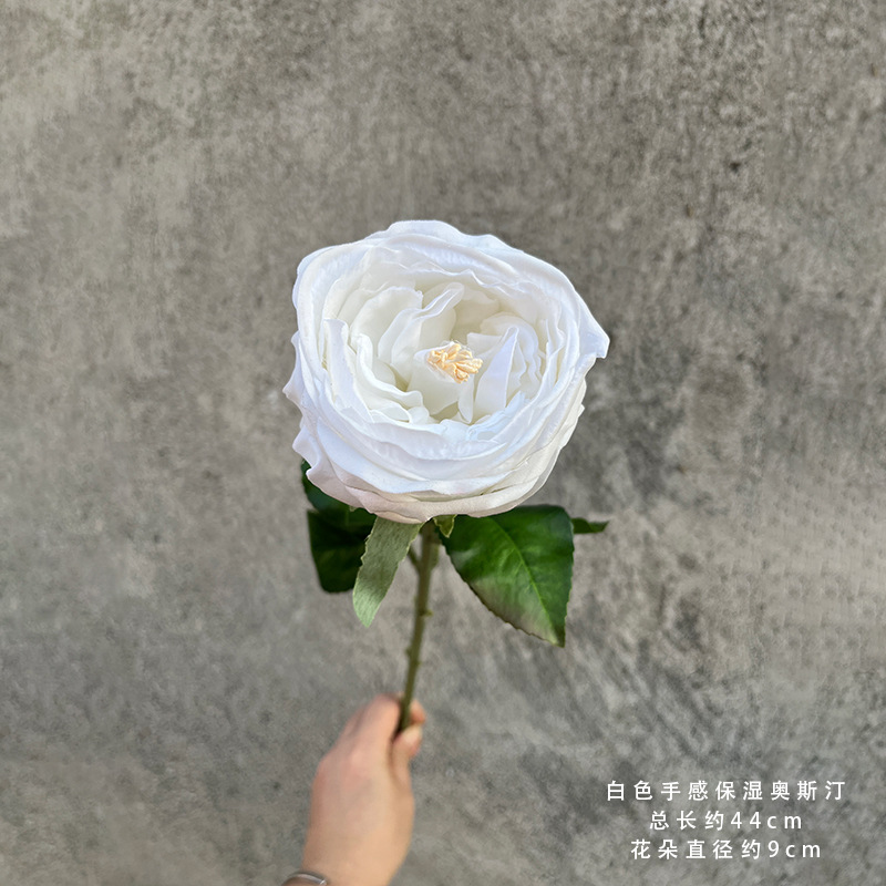 Material de flor de boda blanco brumoso artificial Misty Wedding Hall decoración camino plomo arreglo de flores techo flor artificial Flor de plástico