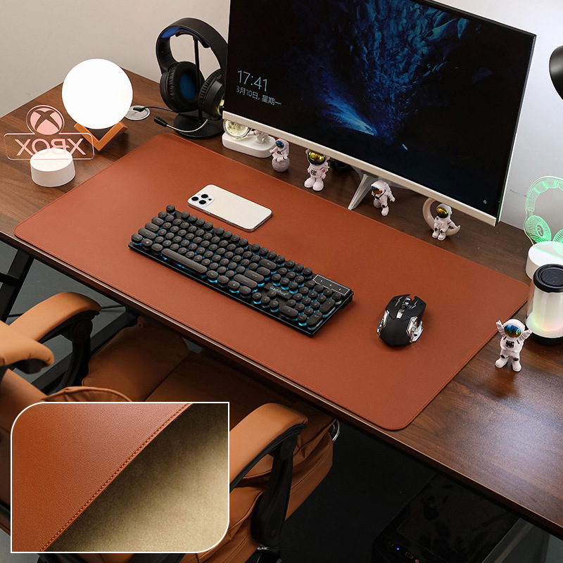 Ventas transfronterizas calientes de corteza almohadilla de ratón super grande impermeable a prueba de agua almohadilla de escritorio de computadora fuente de logotipo de fábrica stock