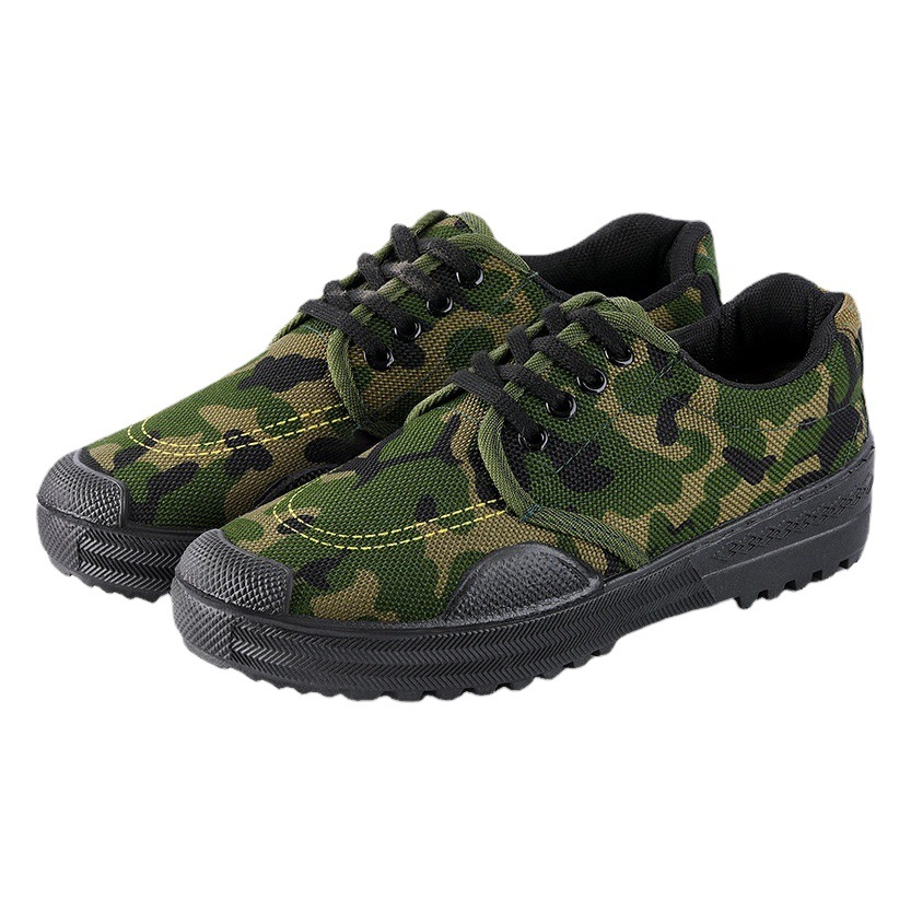 Liberation shoes wholesale men's shoes wear-resistant breathable training shoes military training shoes migrant workers site labor protection shoes rubber shoes work shoes
