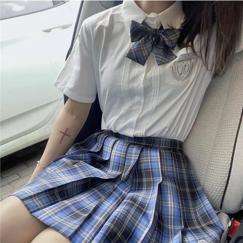 Genuine Japanese student pleated skirt