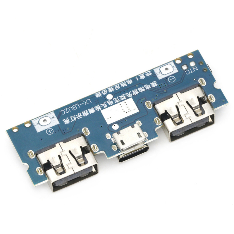Type-c充電口ダブルusb充電宝電源板昇圧モジュール2.4A移動電源DIYマザーボード5V|undefined