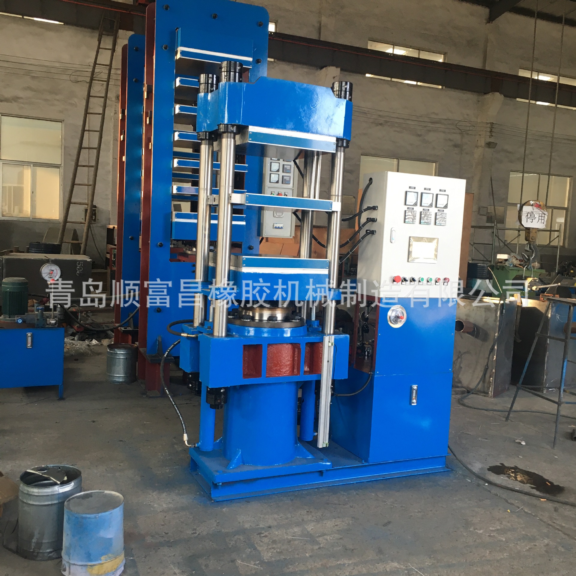 碳纤维材料热压成型平板硫化机 100吨双层分段控温控压硫化机