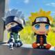 Naruto Hand-held Q Edition Sitting Posture Naruto Kakashi Sasuke Skunk Car Ornaments Secondary Animation Model