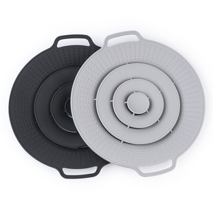 In-Stock Silicone Anti-Overflow Pot Lid for Cooking Porridge, Anti-Splash, Anti-Boil, Thickened Casserole Lid, Kitchen Silicone Preservation Lid