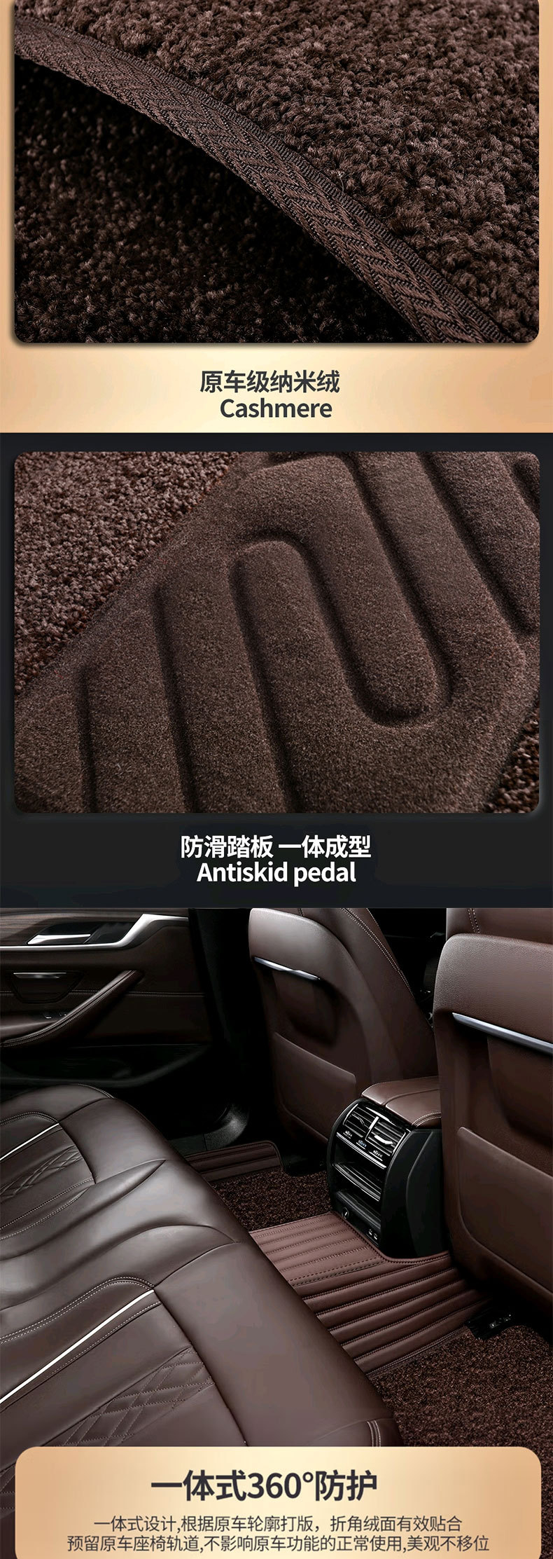 Car Floor Mats, Special Car Mats, Double-Layer Fully Surrounded Floor Mats, Dirt-Resistant and Wear-Resistant, Car Floor Mats, Customized by Manufacturers