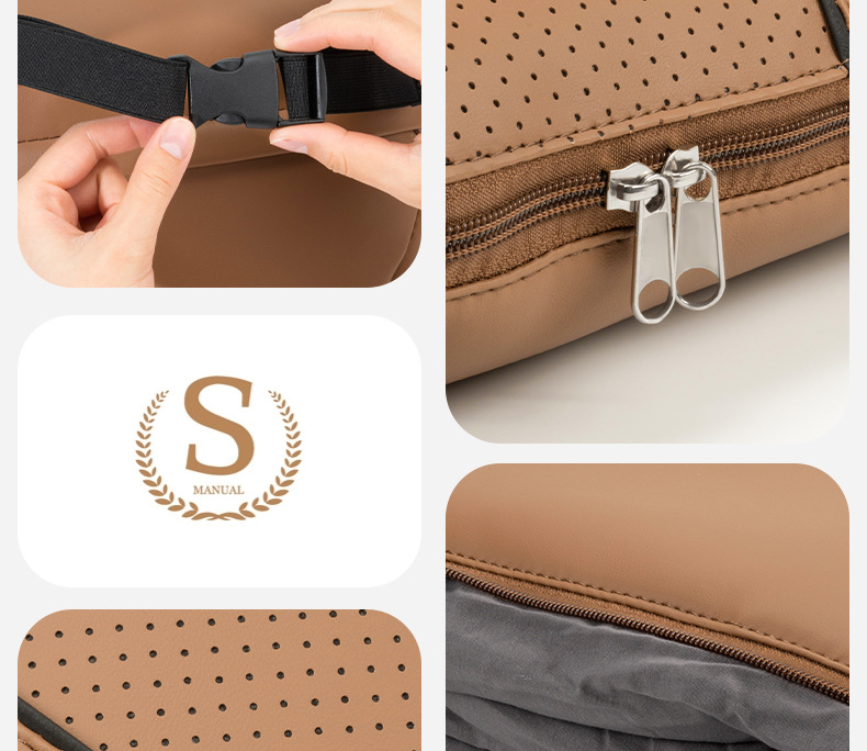 Suitable for Mercedes-Benz Car Lumbar Pillow Quilt A-Class E-Class C-Class Glc/E Car Multi-Functional Lumbar Pillow Pillow