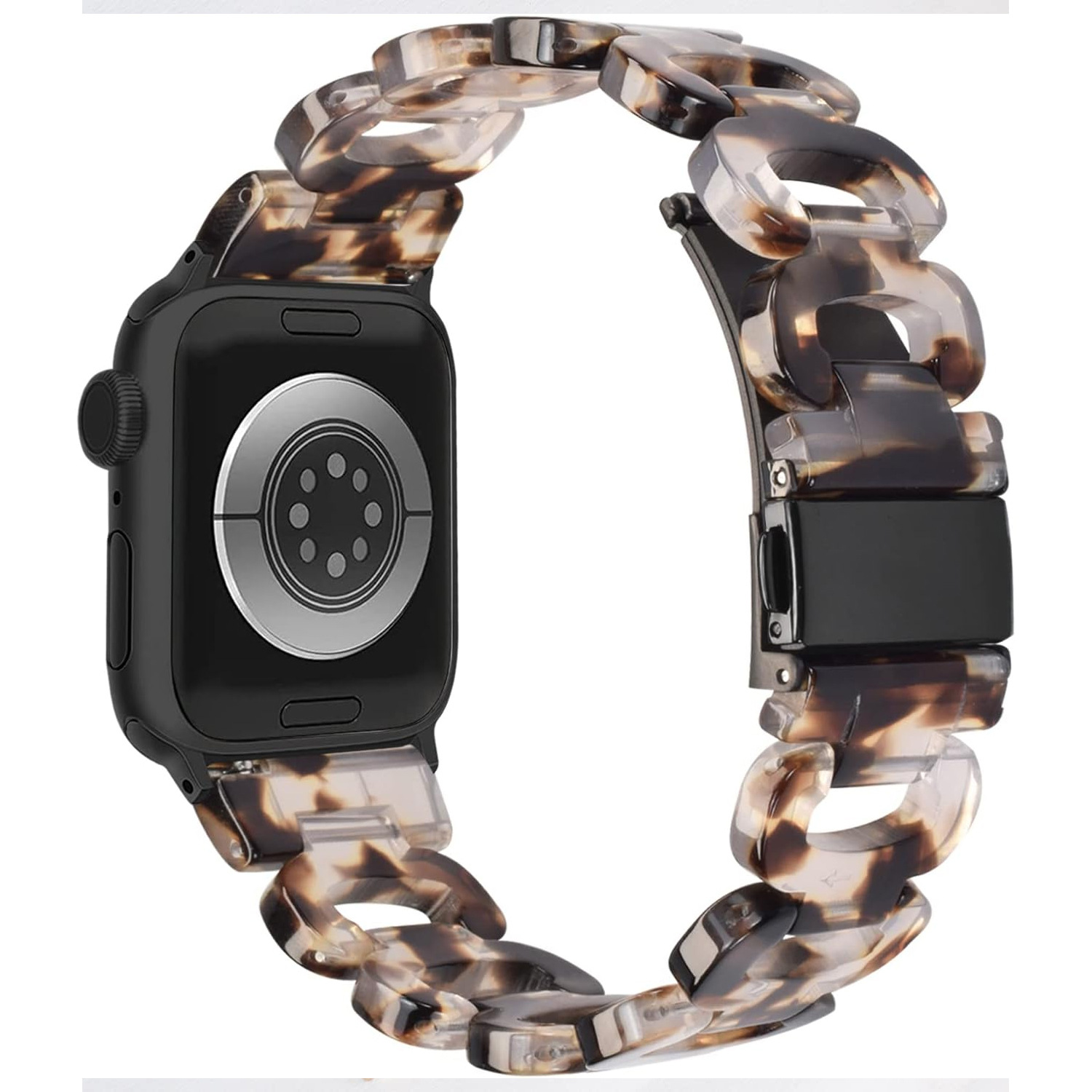 Apple watchアップル腕時計バンドリング樹脂バンドiwatch876レディースブレスレットチェーン22mm
