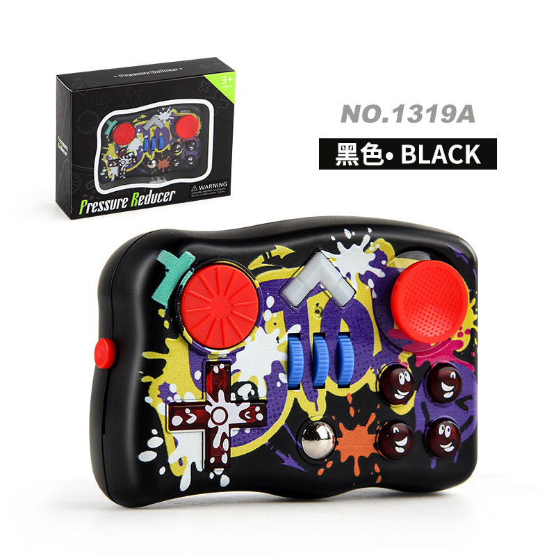 Venta caliente descompresión dedo cubo seis-lado prensa Flip Dados de descompresión nuevos juguetes de ventilación exóticos descompresión transfronteriza