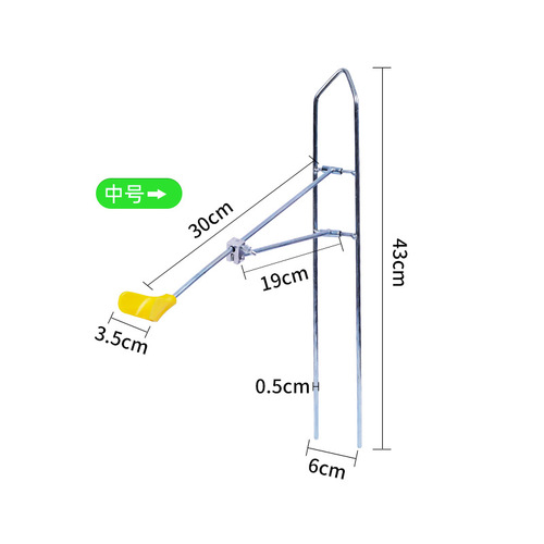 Large, Medium, and Small Fishing Rod Gun Mounts with Metal Material, Suitable for Both Freshwater and Saltwater, Thickened and Reinforced Fishing Rod Gun Mounts