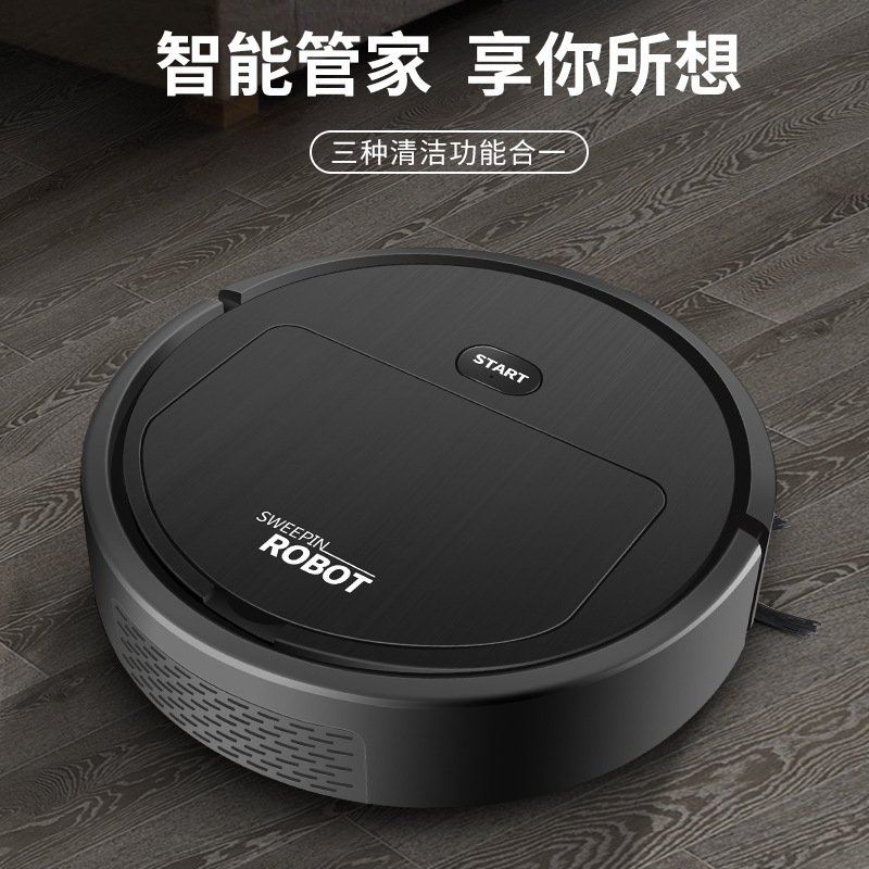 Sweeping robot charging mini intelligent automatic cleaning machine lazy vacuum cleaner small household appliances factory direct wholesale Sweeping robot charging mini intelligent automatic cleaning machine lazy vacuum cleaner small household appliances factory direct wholesale