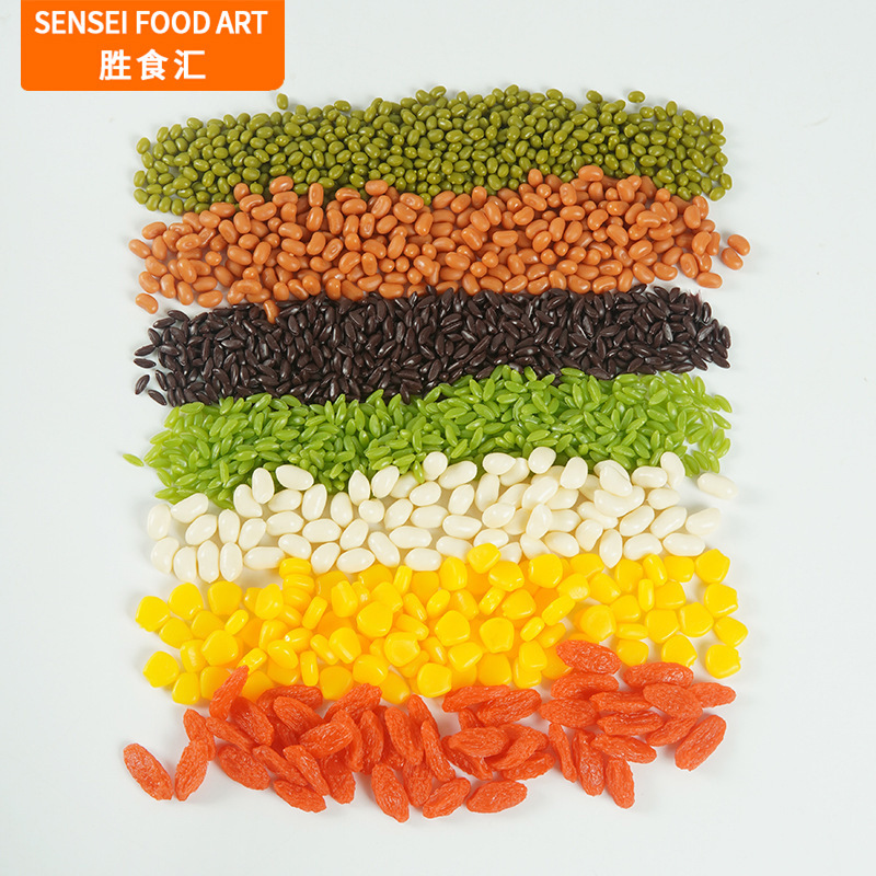 PVC Simulation Cereals Rice Soybean Model Simulation Wolfberry Raisin Corn and Other Dried Fruit Nuts Props
