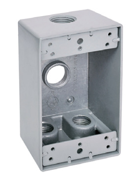 UL & CUL American Standard Una caja inferior de fundición a presión de aluminio para dos personas, caja de conexiones de profundización, impermeable americano 1DB50-3 image 7