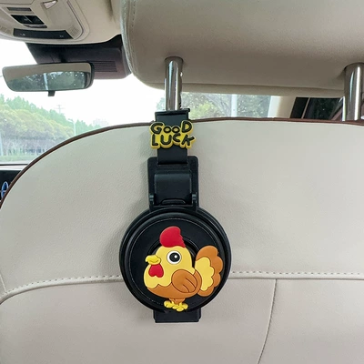 Car cup holder/beverage holder — Holder, Car Storage Hook - two-in-one-water-cup-holderhook-black-youji