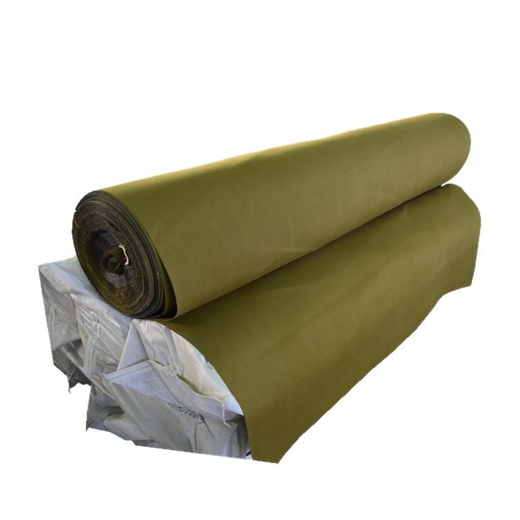 Militar amarillo orgánico de polietileno tela de lona impermeable engrosada al aire libre tela de lona fina cifrada todo el rollo mayorista