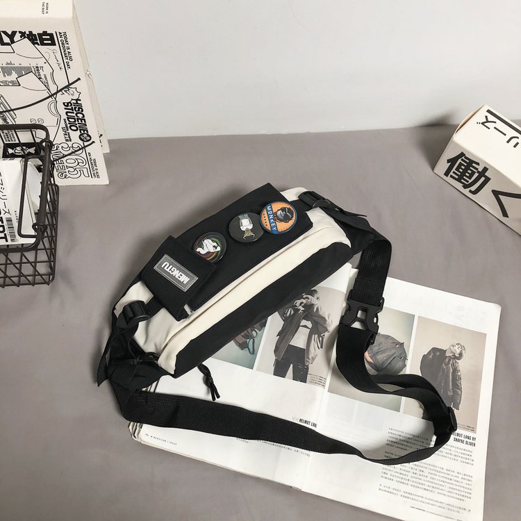 Small Nylon Letter Streetwear Square Zipper Crossbody Bag display picture 102