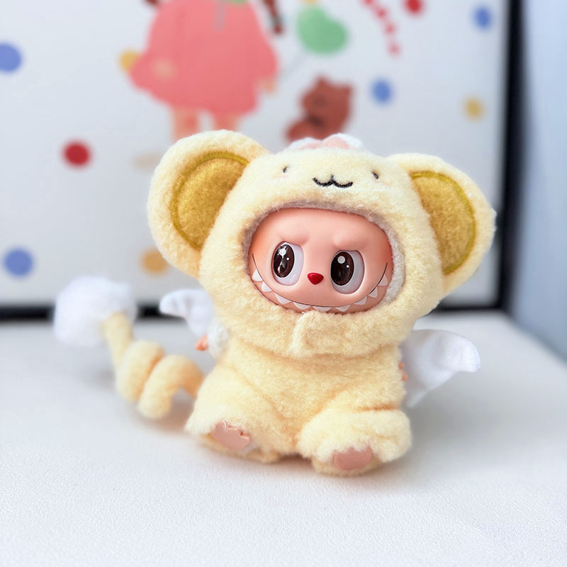服のみ】第二世代ブラインドボックス ラブブ服 エポキシ樹脂製顔飾り ラブブ シットシットパーティーシリーズ ベビー服 可愛い|undefined