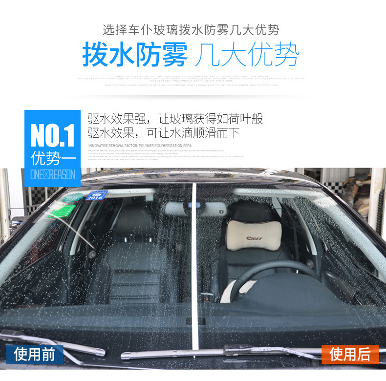 Car Servant Glass Anti-Fogging Agent Dial Agent Long-lasting Anti-fog Transparence Vision Rearview Mirror Anti-fog Fogging Glass Cleaner