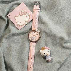 ZGO Zhenggang Sanrio children's watch schoolgirl girl helloKitty watch waterproof luminous quartz watch