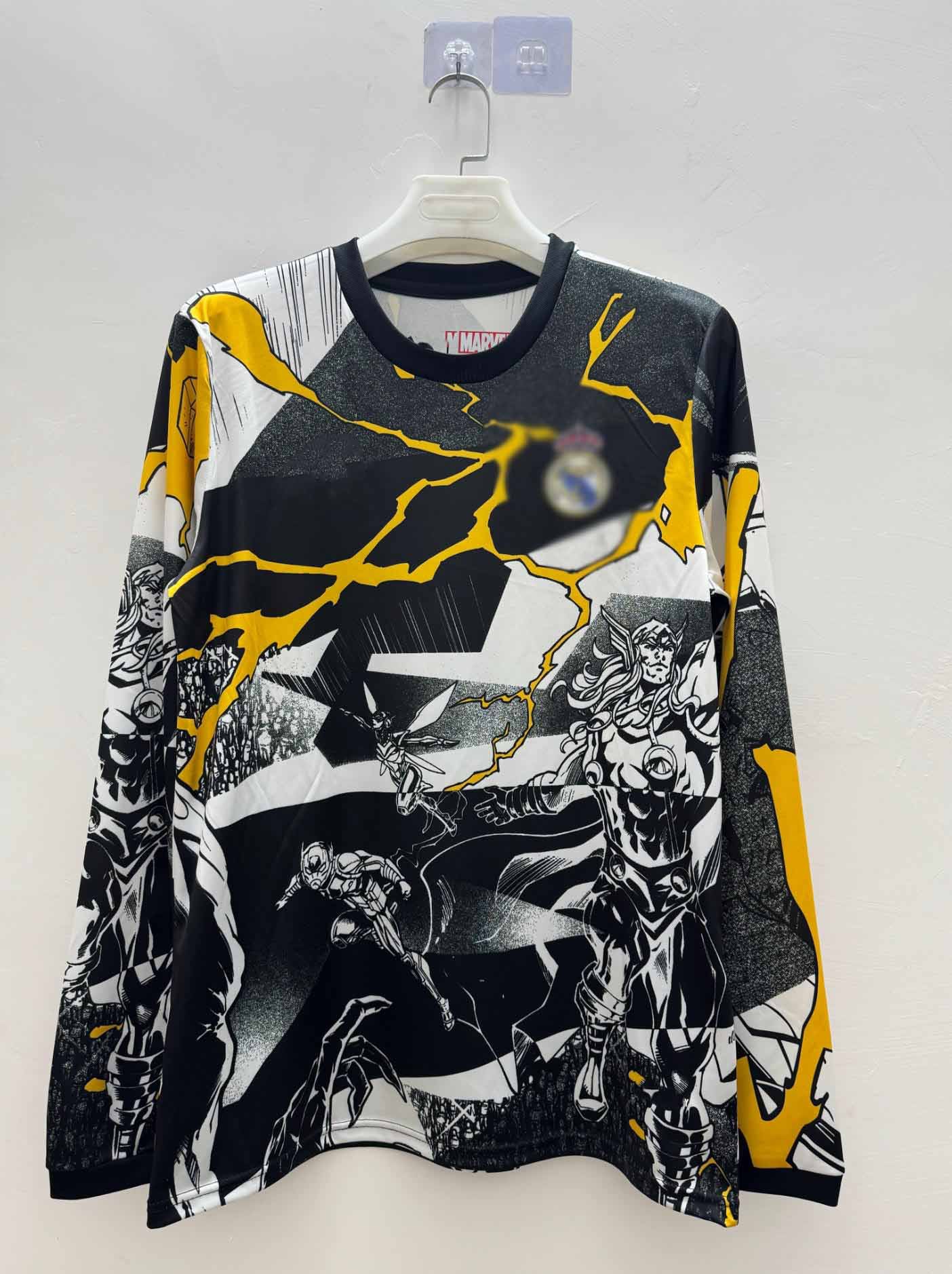 Nueva camiseta de fútbol de mangas largas de Argentina Real Madrid Barça de Alemania, la misma camiseta de venta directa suelta transpirable image 37
