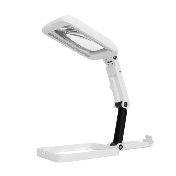 Rectangular handheld folding magnifying glass