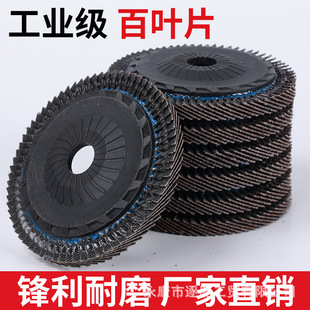 4inch 5inch Flap Disc with Thickened Plastic Cover, Flap Disc with Iron Cover, Sanding Cloth Wheel