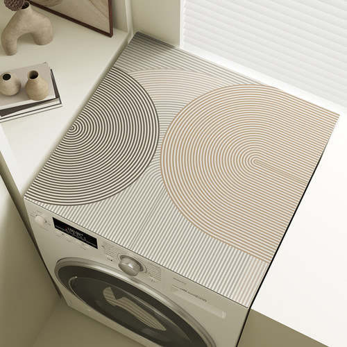 Quiet wind drum washing machine cover pad absorbs water and skid-proof household dirt and dust resistant TEMU cross-border labeling on behalf of generation