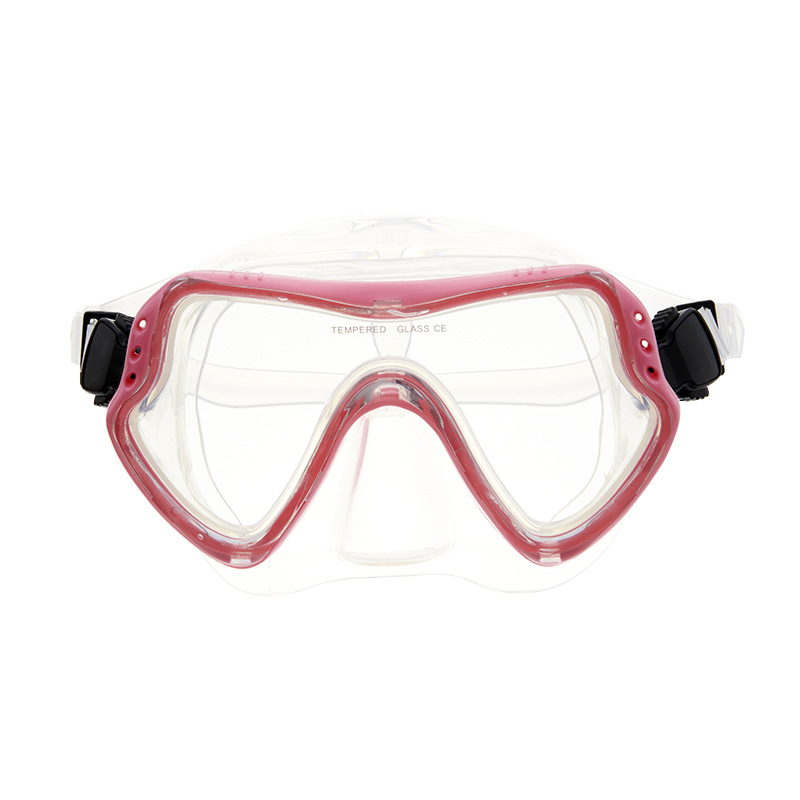 Neue Taucherbrille, Schnorchelmaske aus Silikon zum Schwimmen mit Antibeschlag und großem Rahmen für Erwachsene_voghion.com