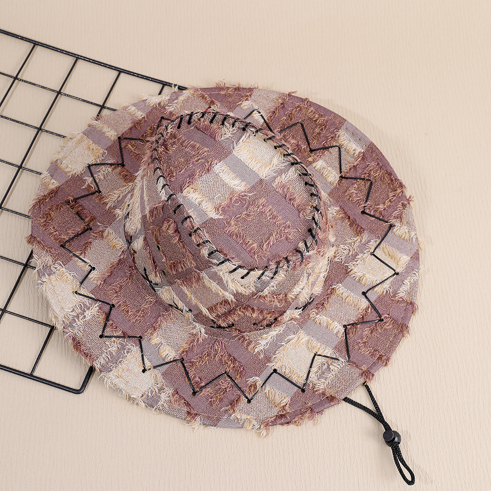 Sombrero de vaquero occidental para mujer casual a prueba de sol verano calle retro cara de aspecto pequeño sombrero de caballero