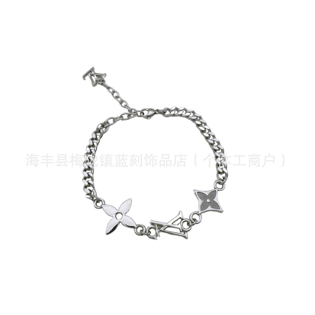 Donkey Home L Home Cross-Border Wholesale New Letter Bracelet Personality Trend Sweet Cool High-End Unisex Jewelry