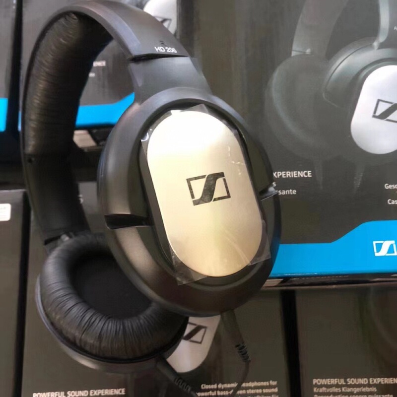 ゼンハイザー hd206 ヘッドマウントモニタリングヘッドフォン携帯電話コンピュータ dj ヘッドセットステレオ音楽ヘッドフォンカラオケライブブロードキャスト|undefined
