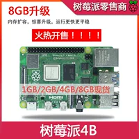 Raspberry Pi 4 поколения, тип B, RASPBERRYPI4 4B 8GB, плата разработки для программирования и AI, обучающий набор Python