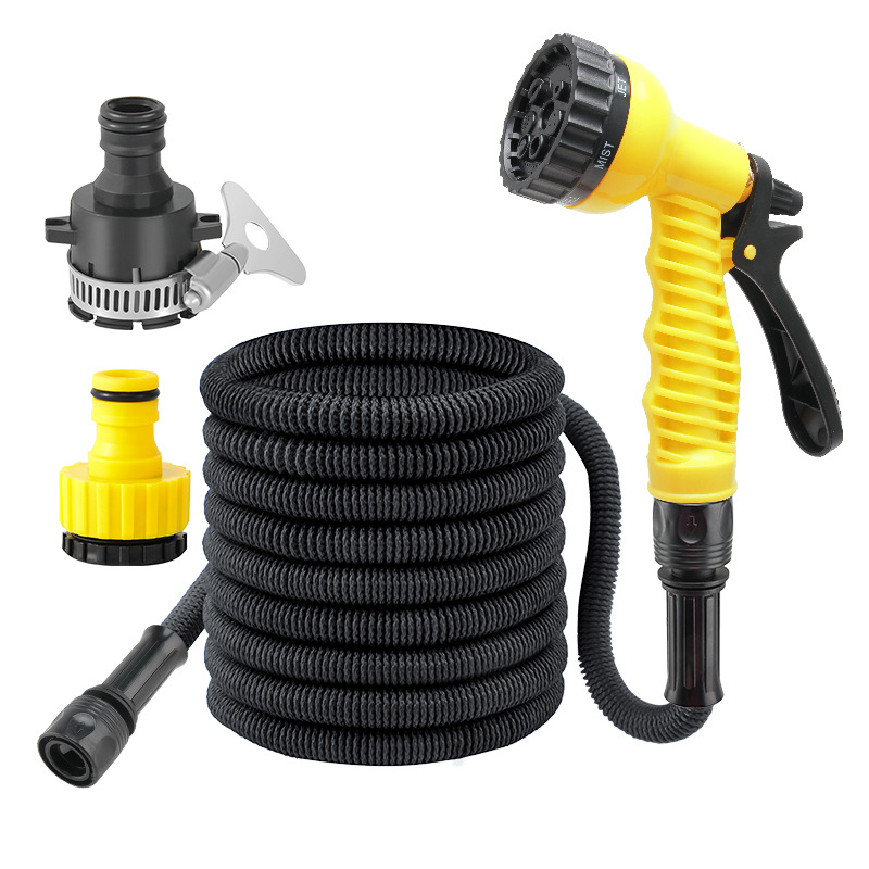 Magic Flexible Automatic Telescopic Water Hose High Pressure Cleaning Home Use Car Washing Garden Sprinklers Flower Water Guns_voghion.com