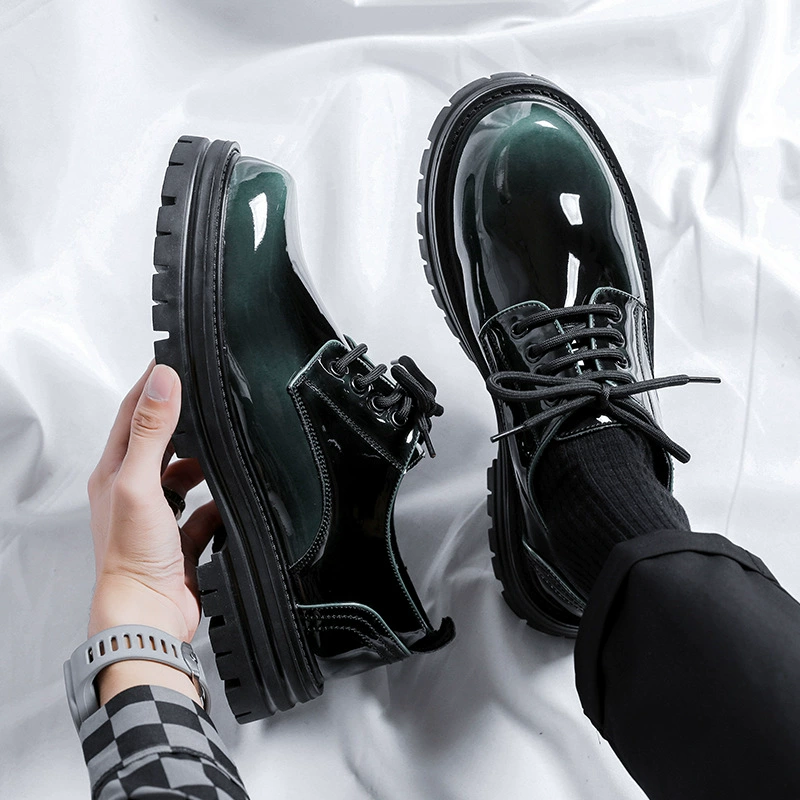 Маленькая кожаная обувь в британском стиле, мужская осенне-зимняя новая Универсальная японская форма, ретро-обувь для колледжа 2022 года 65225-R