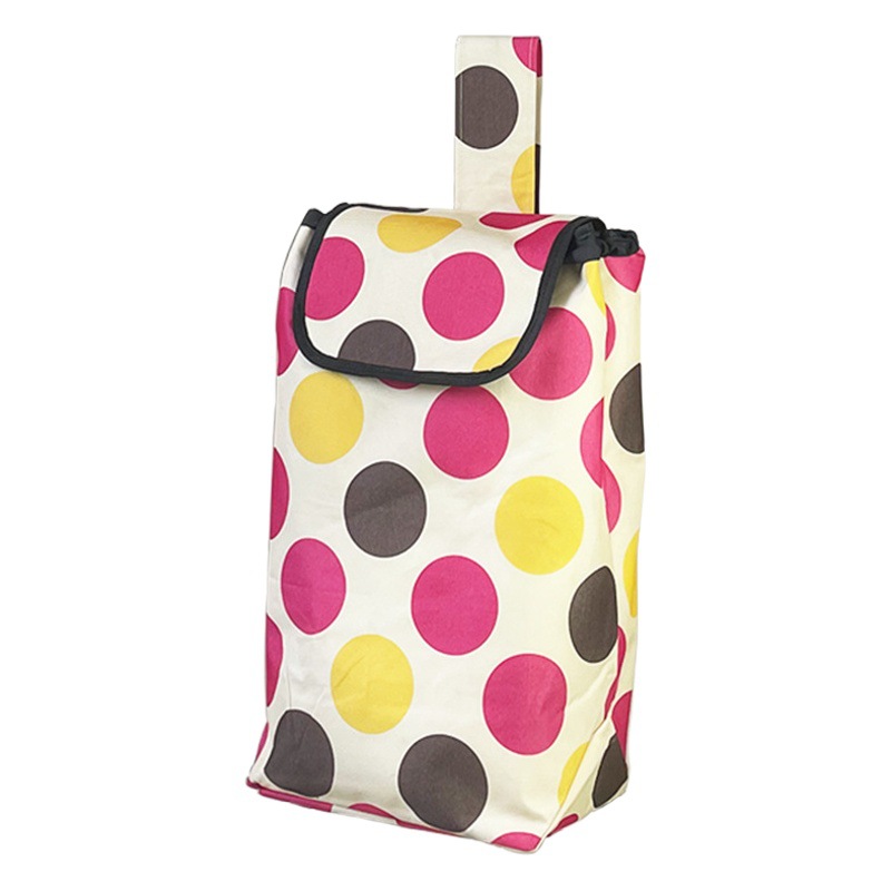 Carrito de compras trolley bolsa de ancianos plegable trolley Internet celebridad impermeable Oxford tela bolsa de compras grande