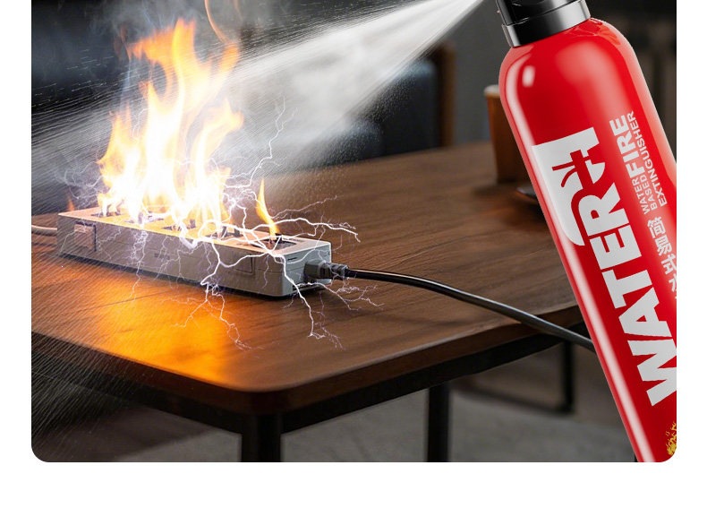 Suitable for household water-based fire extinguishers, 2026 new national standard, 3C certified, high-temperature resistant, explosion-proof, simple for kitchen and car use