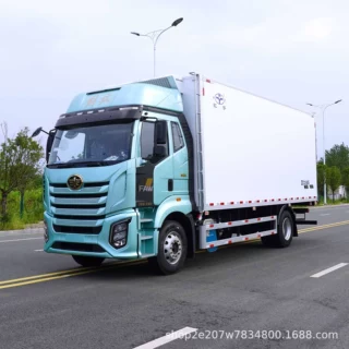 6.8米解放J6G冷藏车 活鱼海鲜冻品运输车 瓜果蔬菜保温车