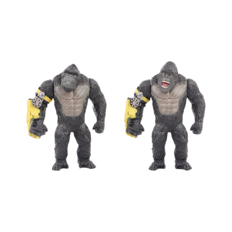 고질라 VS. 킹콩 컬러 스타 에볼루션 에디션 킹콩 스카르 왕시무 손으로 만든 인형 모델 장식품