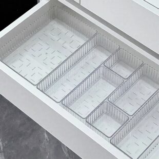 Drawline built -in cosmetics storage box Divide acrylic dressing table desktop skin care products finishing box setting shelf