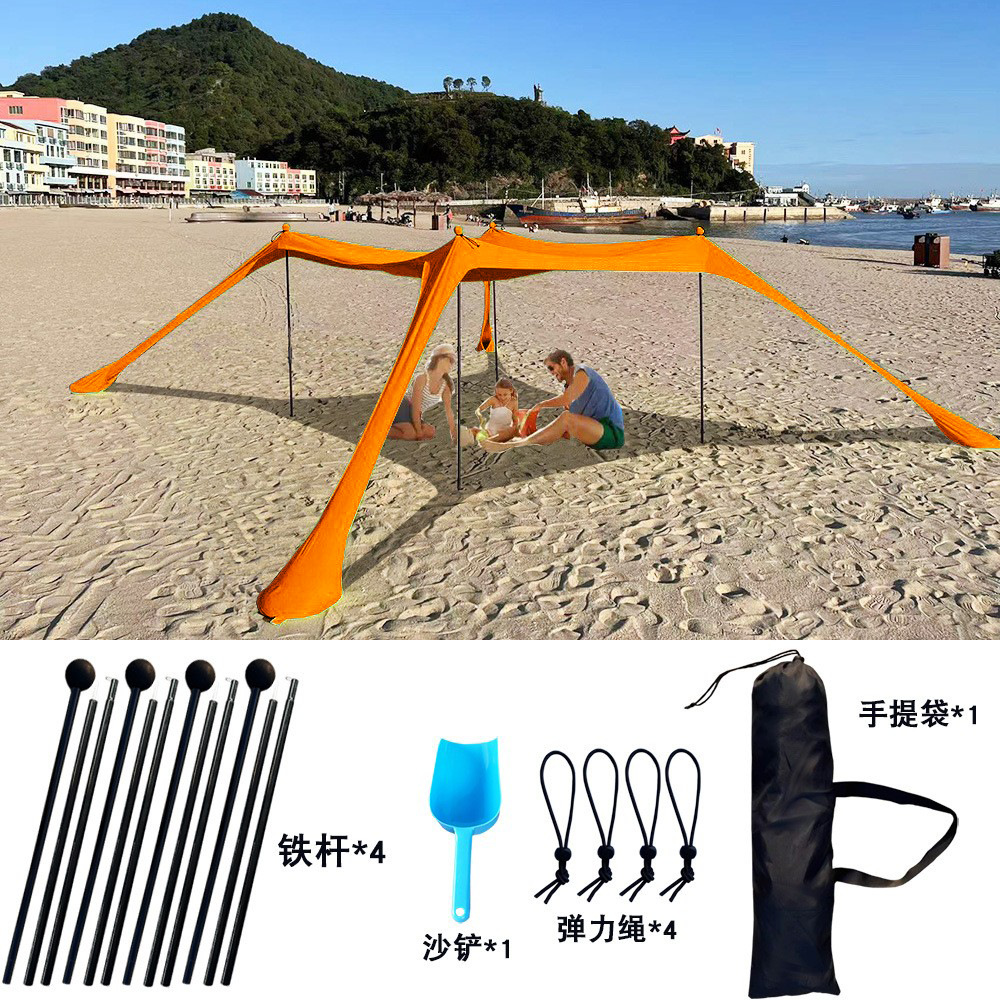 오렌지색 4개 아이언 세트