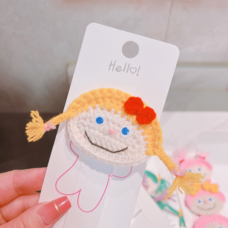 Simple Style Doll Mixed Materials Handmade Hair Clip 1 Piece display picture 12