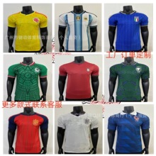 26世界杯球员版短袖足球服墨西歌法国哥伦比y巴西阿根廷葡头牙