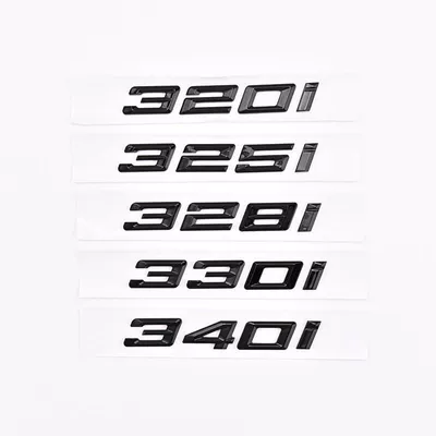 Car logo, car stickers, 325i lettering, 328i
